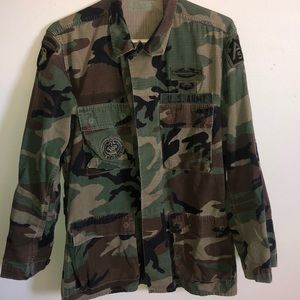 Mens vintage army jacket